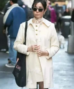 The Penguin 2025 Sofia Falcone White Coat front