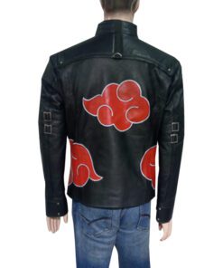 Akatsuki Cloak Black Leather Jacket