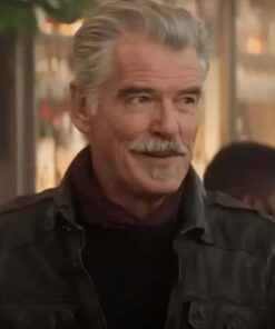 The OutLaws 2023 Pierce Brosnan Leather Jacket