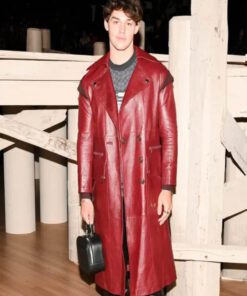 XO Kitty 2023 Noah Beck Leather Coat