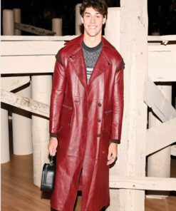 XO Kitty 2023 Noah Beck Leather Coat