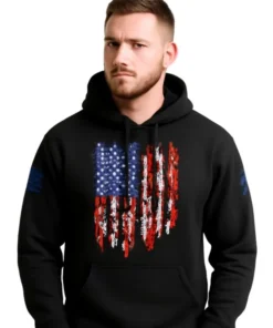 American Flag In Guns 2.0 Hoodie