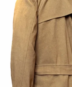 Full shot of the Blade Runner 1982 Rick Deckard Trench Coat in brown from America Jackets.