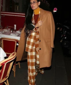 Demi Moore Brown Trench Coat