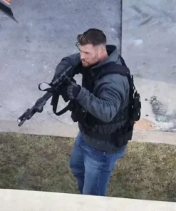 Extraction 2 Chris Hemsworth Grey Jacket