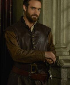 Joshua Sasse Galavant Brown Vest