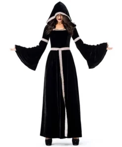 Halloween Gothic Sorceress Pagan Witch Costumes