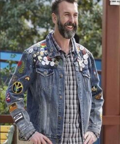 Jeremy Black-ish Blue Denim Jacket