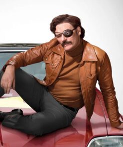 Julian Barratt Mindhorn Leather Jacket