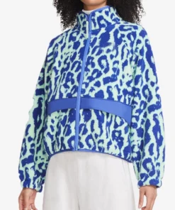 Legacies Jenny Boyd Leopard Sherpa Jacket