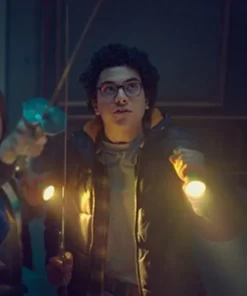 Lockwood & Co 2023 Ali Hadji-Heshmati Black Puffer Jacket front