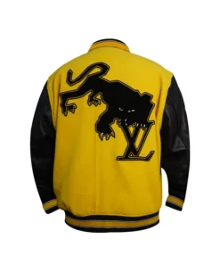 Mens Louis Vuitton Yellow Jacket back pose