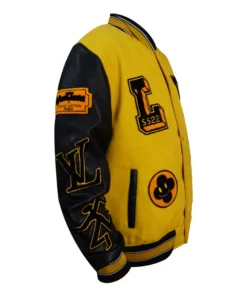 Mens Louis Vuitton Yellow Jacket side