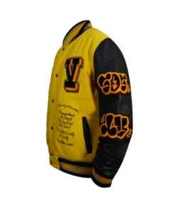 Mens Louis Vuitton Yellow Jacket side pose