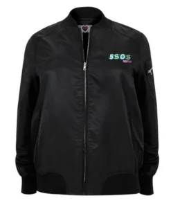 Youngblood 5SOS Michael Clifford Black Bomber Jacket