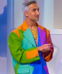 Next in Fashion Season 2 Tan France Colorblock Blazer