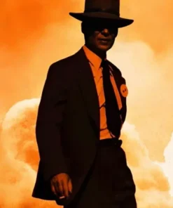 Oppenheimer 2023 Cillian Murphy Black Blazer