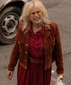 Patricia Arquette High Desert 2023 Brown Jacket