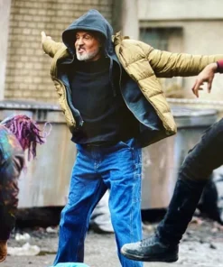 Samaritan Sylvester Stallone Puffer Jacket