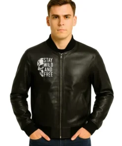 Stay Wild and Free Halloween Black Jacket