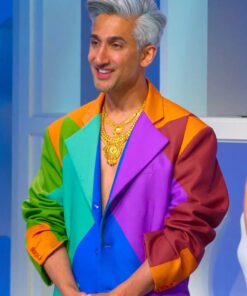 Next in Fashion Season 2 Tan France Colorblock Blazer