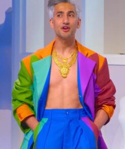 Next in Fashion Season 2 Tan France Colorblock Blazer