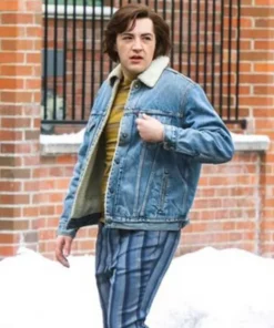 The Many Saints of Newark Tony Soprano Denim Jacket side pose