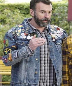Jeremy Black-ish Blue Denim Jacket