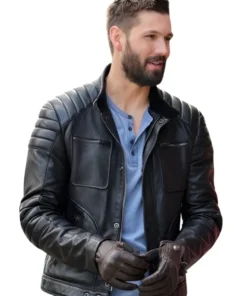 Wedding Season Casey Deidrick Leather Jacket
