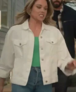 Wedding Season 2023 Trish White Jacket back