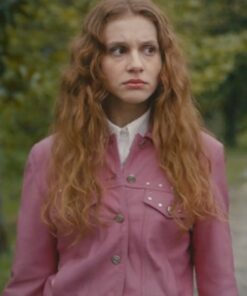 You Do You 2023 Ahsen Eroglu Pink Leather Jacket