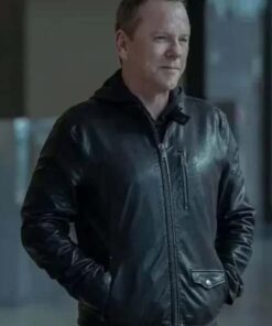 Rabbit Hole 2023 Kiefer Sutherland Leather Jacket