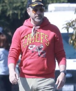 Jason Sudeikis Kansas Chiefs Red Hoodie