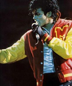 Thriller M Logo Michael Jackson Varsity Jacket