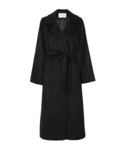 You TV Series S04 Kate Galvin Black Wrap Coat