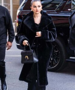 Rare Beauty Event 2023 Selena Gomez Vegan Fur Coat