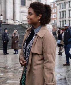 The Flash 2023 Iris West Brown Coat