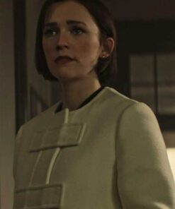 You TV Series S04 Charlotte Ritchie White Wool Coat