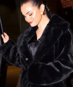 Rare Beauty Event 2023 Selena Gomez Vegan Fur Coat