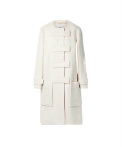 You TV Series S04 Charlotte Ritchie White Wool Coat