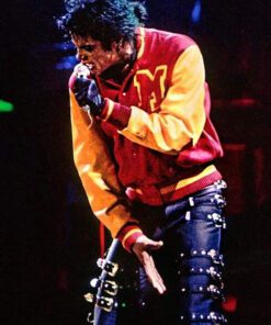 Thriller M Logo Michael Jackson Varsity Jacket