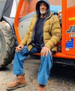 Samaritan Sylvester Stallone Puffer Jacket