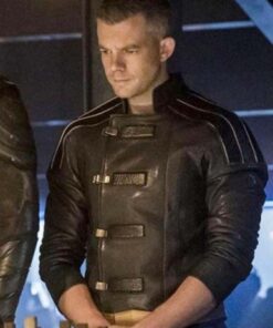 Ray Terrill Crisis On Earth X Leather Jacket