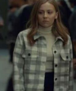 Accused 2023 Bebe Wood Checked Jacket