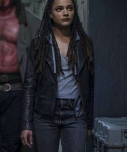 Hellboy Alice Monaghan Black Leather Jacket