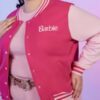 Barbie Embroidered Varsity Jacket