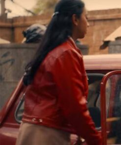 Black Mirror S06 Anjana Vasan Leather Jacket