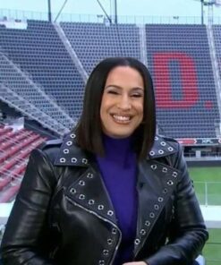 Dany Garcia Good Morning America Leather Jacket