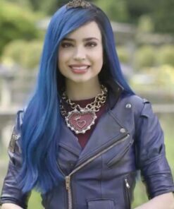 Descendants 3 Evie Purple Leather Jacket