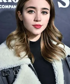 Divinity 2023 Caylee Cowan Shearling Jacket back